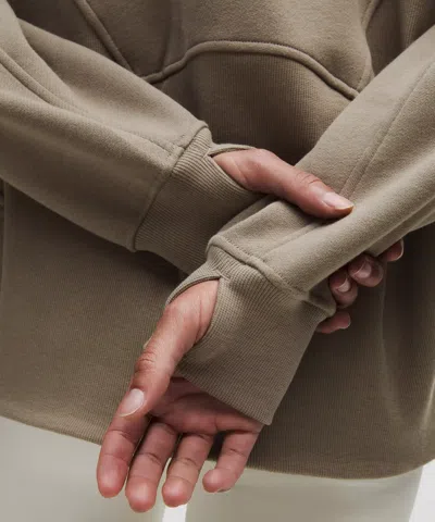 Lululemon Scuba Oversized Funnel-neck Half Zip