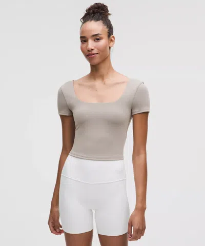 Lululemon Wunder Under Smoothcover Square-neck T-shirt