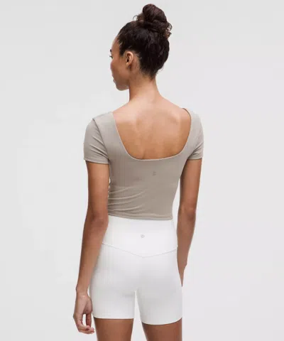 Lululemon Wunder Under Smoothcover Square-neck T-shirt