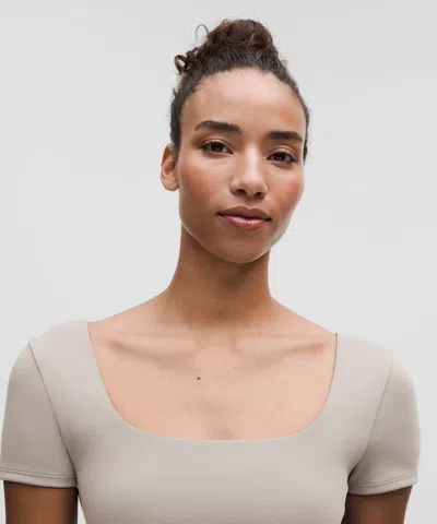 Lululemon Wunder Under Smoothcover Square-neck T-shirt