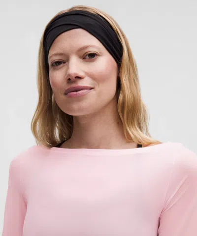 Lululemon Wundermost Ultra-soft Nulu Mesh Boatneck Long-sleeve Bodysuit