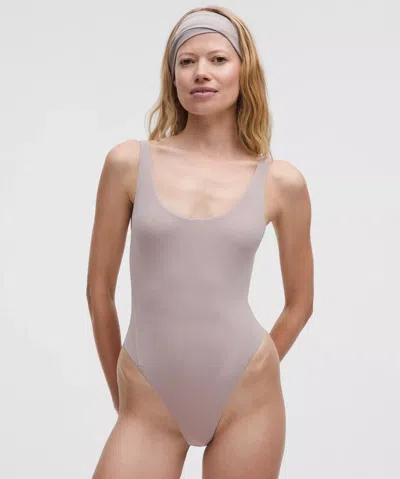 Lululemon Wundermost Ultra-soft Nulu Mesh Scoop-back Sleeveless Thong Bodysuit