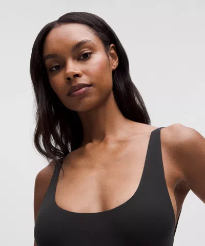 Lululemon Wundermost Ultra-soft Nulu Mesh Scoop-back Sleeveless Thong Bodysuit