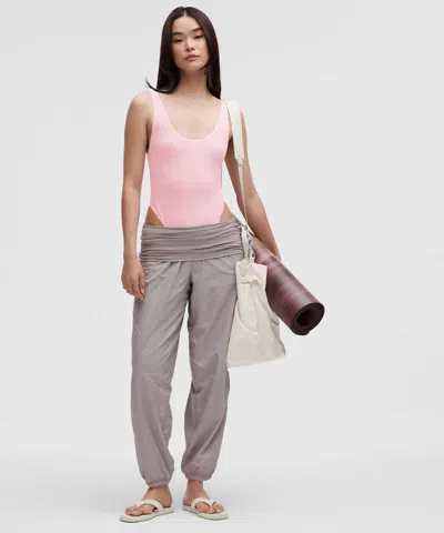 Lululemon Wundermost Ultra-soft Nulu Mesh Scoop-back Sleeveless Thong Bodysuit
