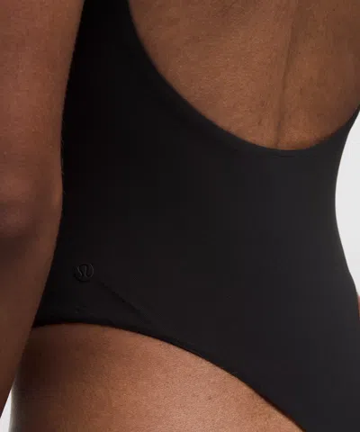 Lululemon Wundermost Ultra-soft Nulu Mesh Scoop-back Sleeveless Thong Bodysuit