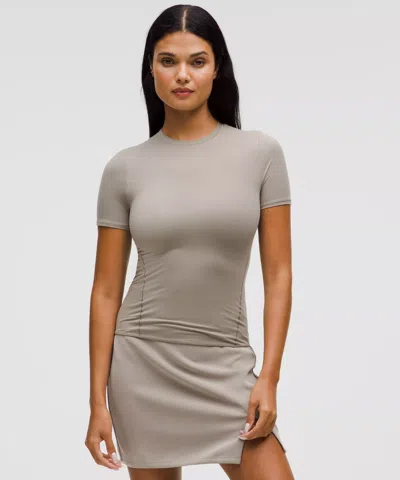 Lululemon Wundermost Ultra-soft Nulu Hip-length Crewneck Shirt
