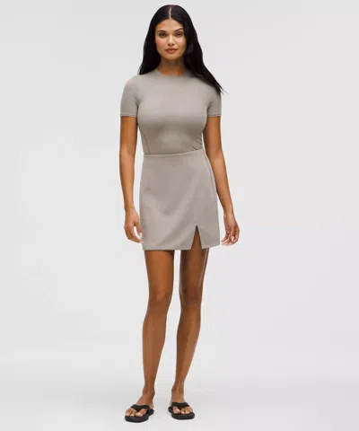Lululemon Wundermost Ultra-soft Nulu Hip-length Crewneck Shirt