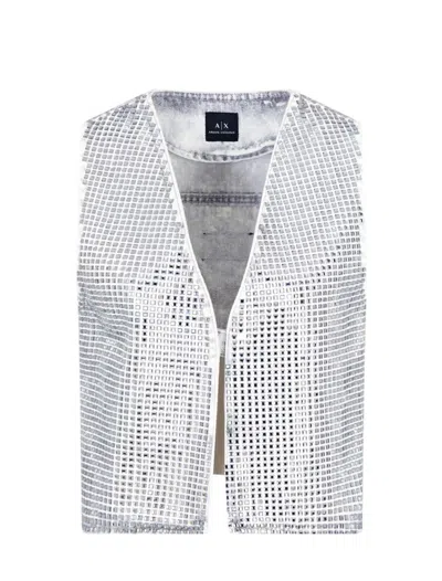 Armani Exchange Waistcoats In Gray