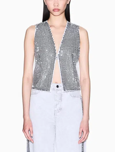 Armani Exchange Waistcoats In Gray