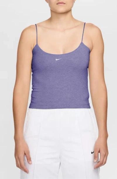 Nike Sportswear Chill Knit Crop Tank In Multi