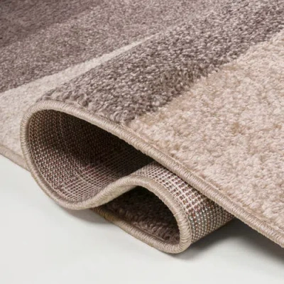 Jonathan Y Prism Geometric Striped Area Rug In Neutral