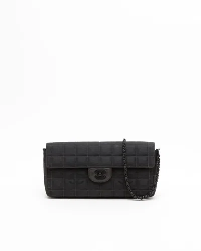 Pre-owned Chanel Cc Travel Line Chocolate Bar Bag