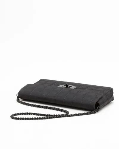 Pre-owned Chanel Cc Travel Line Chocolate Bar Bag