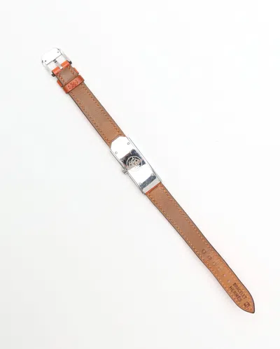 Pre-owned Hermes Hermès Kelly 2 15mm Ref Kt1.210 Full Set Watch