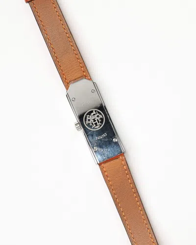 Pre-owned Hermes Hermès Kelly 2 15mm Ref Kt1.210 Full Set Watch