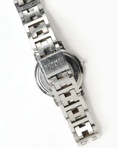 Pre-owned Hermes Hermès Clipper 24mm Ref Cl4.210 Watch