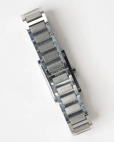 Pre-owned Hermes Hermès Tandem 19mm Ref Ta1.210 Watch