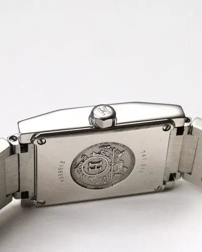 Pre-owned Hermes Hermès Tandem 19mm Ref Ta1.210 Watch