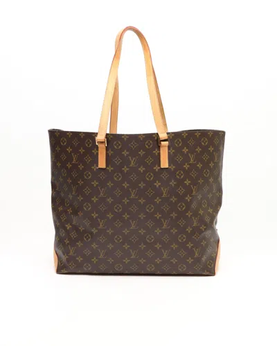 Pre-owned Louis Vuitton Monogram Cabas Alto Tote Bag In Brown
