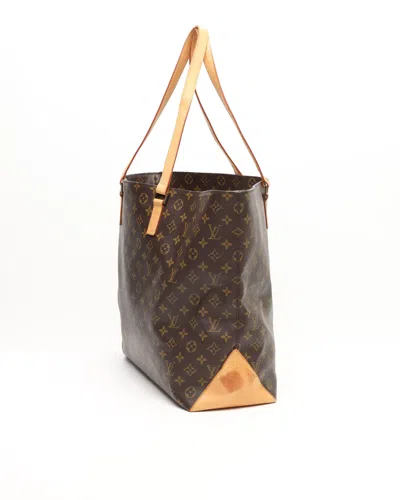 Pre-owned Louis Vuitton Monogram Cabas Alto Tote Bag In Brown