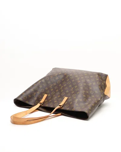 Pre-owned Louis Vuitton Monogram Cabas Alto Tote Bag In Brown