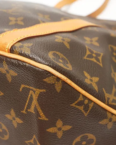 Pre-owned Louis Vuitton Monogram Sac Shopping Tote Bag In Brown