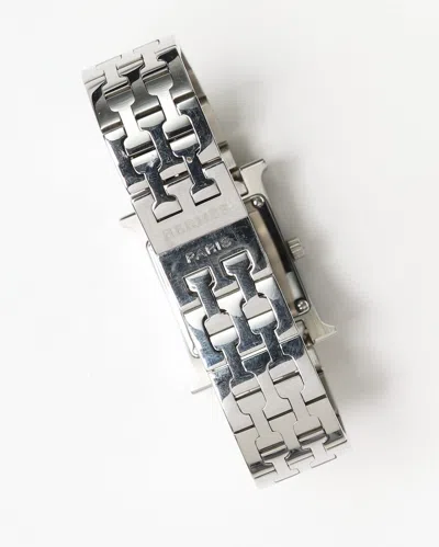 Pre-owned Hermes Hermès Heure H 21mm Ref Hh1.210 Watch
