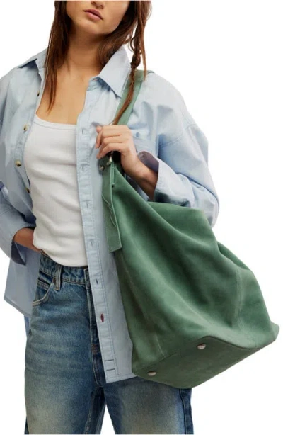 Free People Wtf Honor Suede Hobo Bag