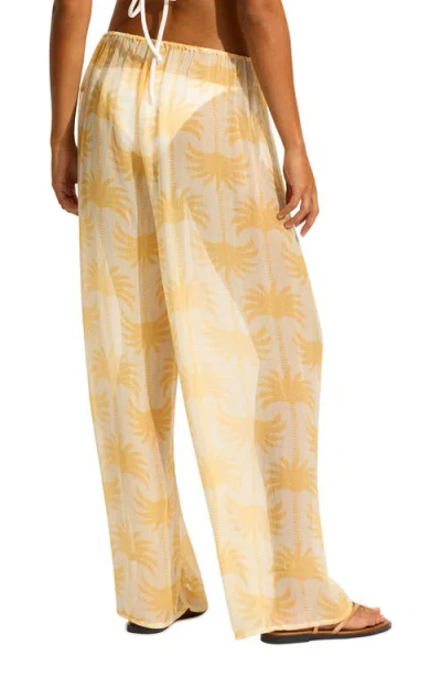 Seafolly Wide Leg Cover-up Drawstring Pants