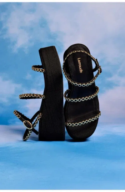 Larroude Larroudé Gio Milanina Flatform Sandal