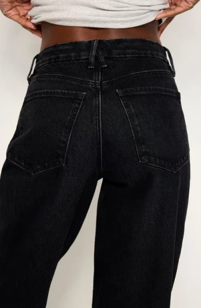 Good American Good Skate High Waist Wide Leg Jeans