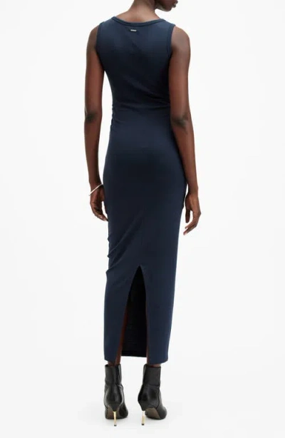 Allsaints Katarina Boat Neck Slim Fit Maxi Dress