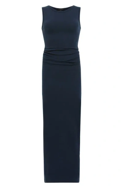 Allsaints Katarina Boat Neck Slim Fit Maxi Dress