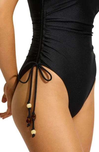 Seafolly Dd Drawstring Bandeau One-piece Swimsuit