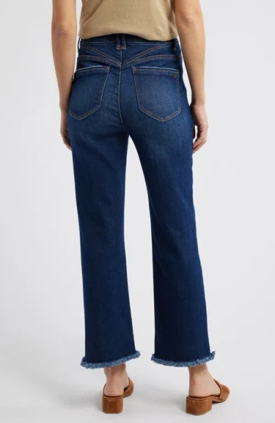 Wit & Wisdom Bennett 'ab'solution Skyrise Frayed High Waist Ankle Barely Bootcut Jeans