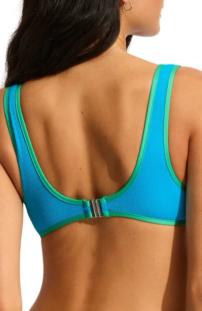 Seafolly Colorblock Ring Bikini Top