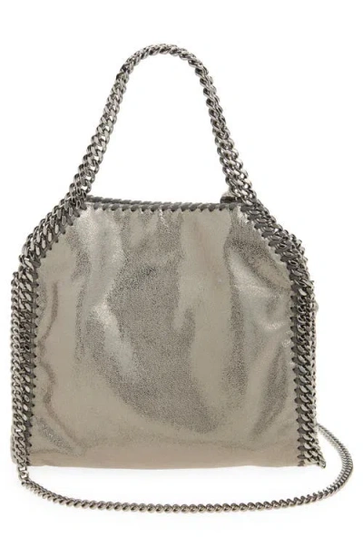 Stella Mccartney Mini Falabella Metallic Faux Leather Tote