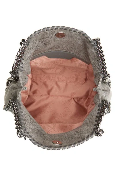 Stella Mccartney Mini Falabella Metallic Faux Leather Tote