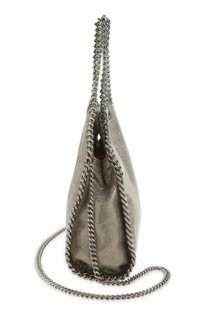 Stella Mccartney Mini Falabella Metallic Faux Leather Tote