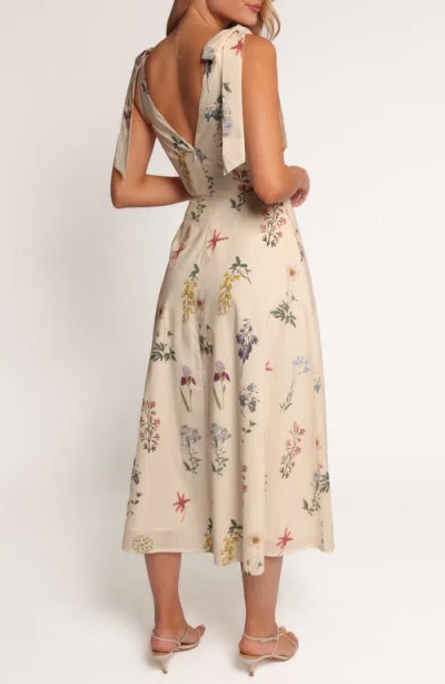 Petal And Pup Petal & Pup Galadriel Tie Shoulder Sundress In Multi