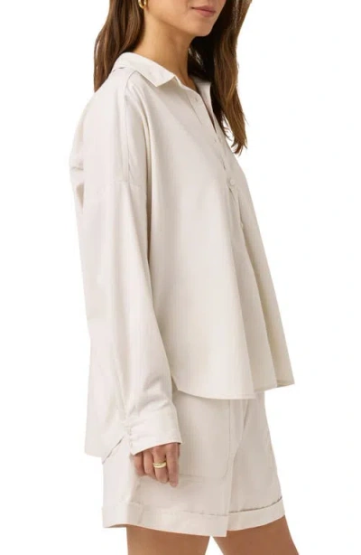 Splendid X @cellajaneblog Poplin Button-up Shirt