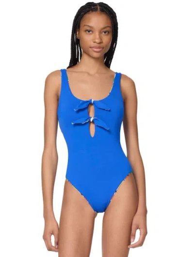 Kate Spade New York Reversible Bow Front One Piece