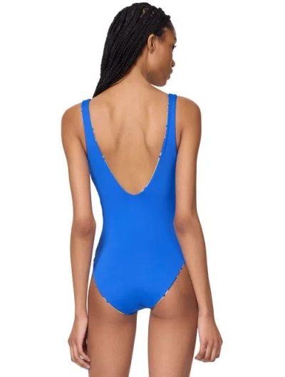 Kate Spade New York Reversible Bow Front One Piece