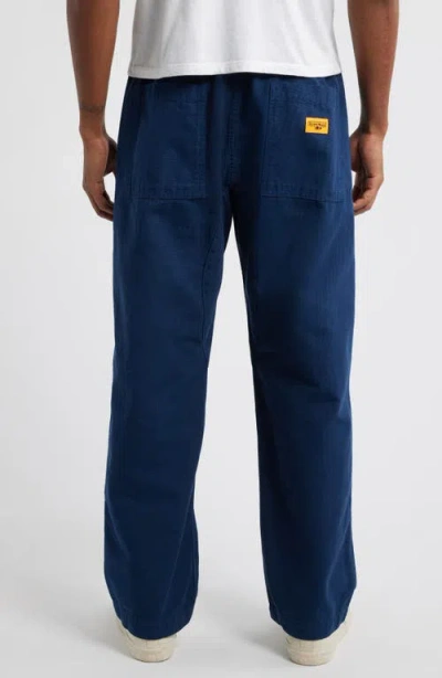Service Works Organic Cotton Canvas Drawstring Chef Pants In Blue