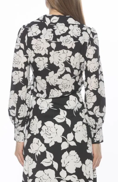 Alexia Admor Rah Covered Button-down Top