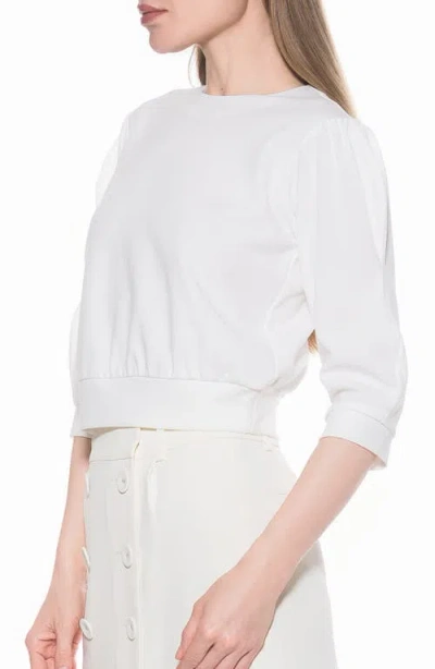 Alexia Admor Bebe Three-quarter Sleeve Sweatshirt