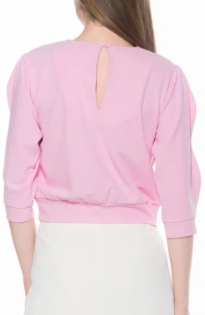 Alexia Admor Bebe Three-quarter Sleeve Sweatshirt