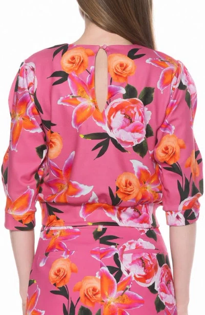 Alexia Admor Bebe Three-quarter Sleeve Sweatshirt