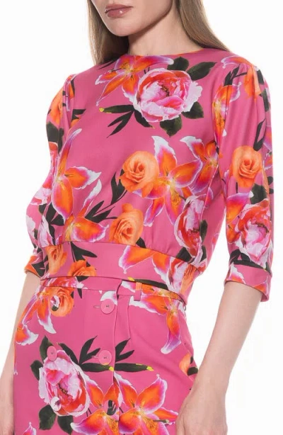Alexia Admor Bebe Three-quarter Sleeve Sweatshirt