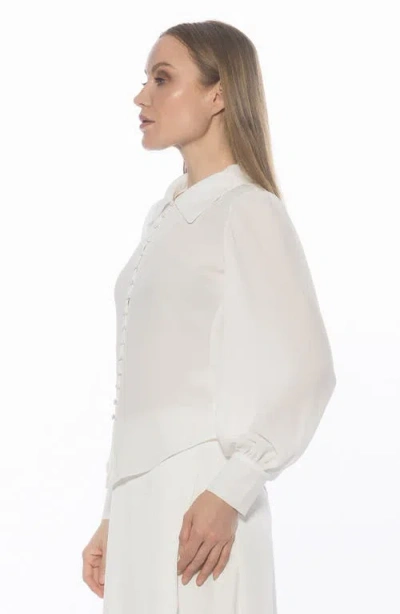 Alexia Admor Rah Covered Button-down Top